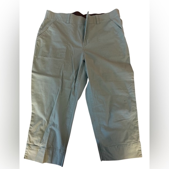 Gloria Vanderbilt Teal Capris Pants - Picture 1 of 6